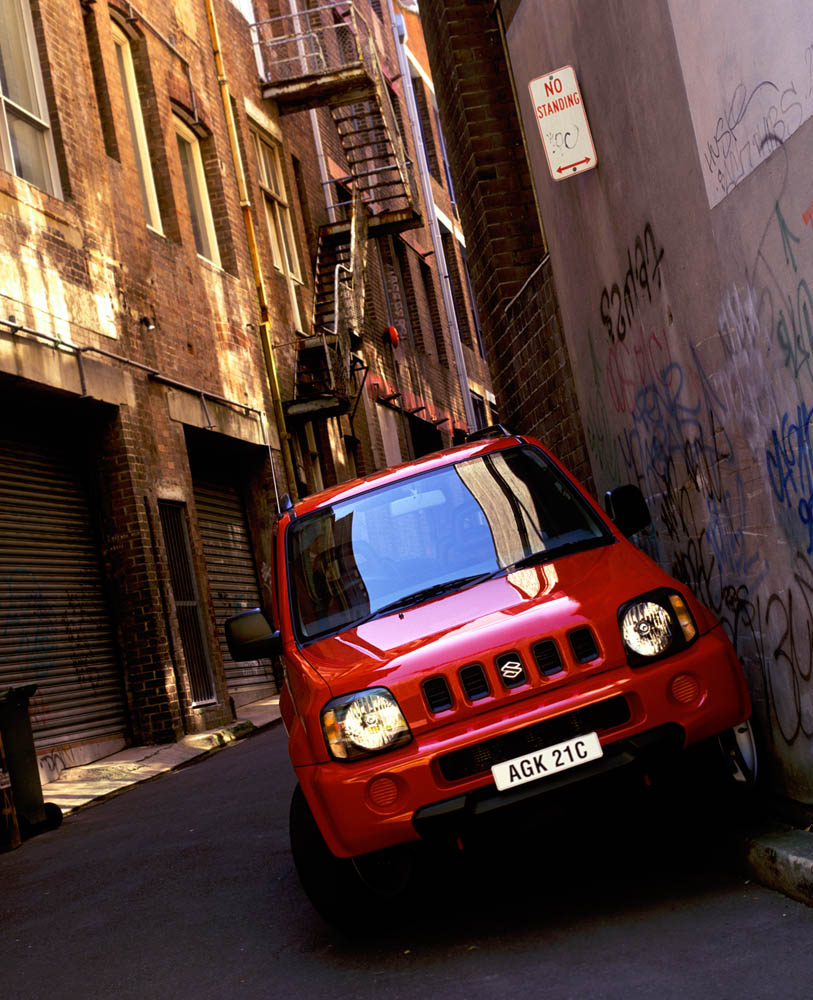 Off road in a Suzuki Jimney