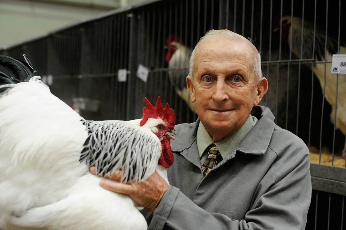 Poultry exhibitor, Royal Easter Show, Sydney