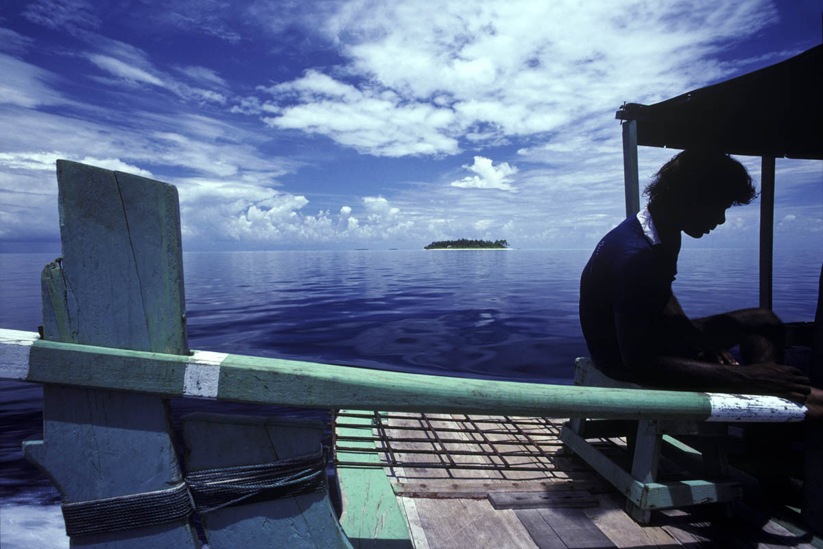Dhoni, traditional boat. Maldives
