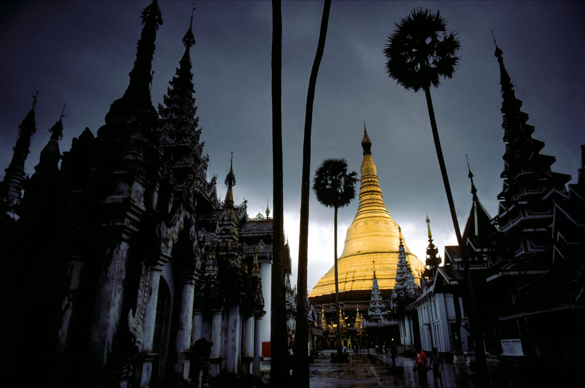Shwedagon Pagoda, Rangoon. Burma