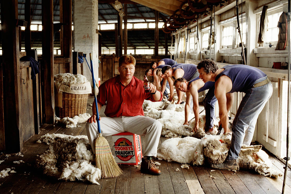 Paul Vautin for Tooheys tvc. Uralla, Australia