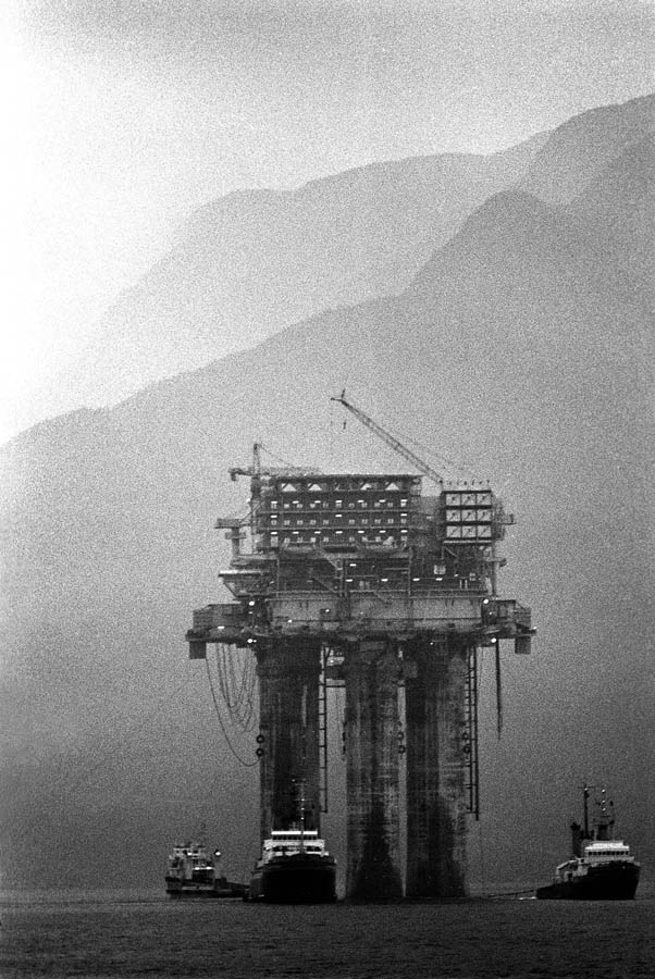 Esso Brent D rig. Stavanger, Norway