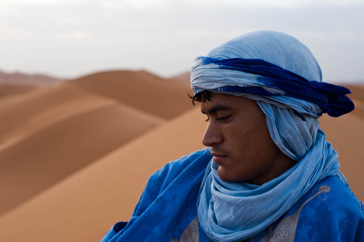 Berber guide. Erg Chebbi, Morocco