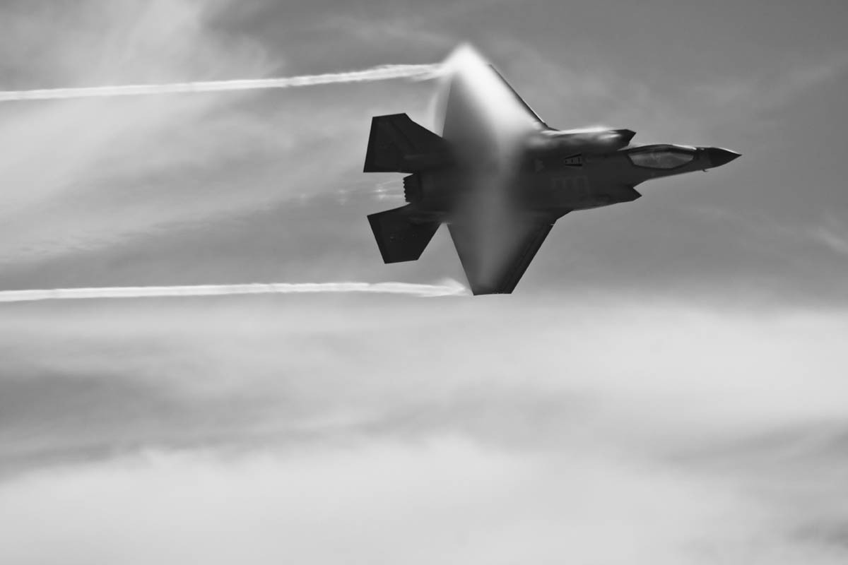 Airshow event. Lockheed Martin F-35A
